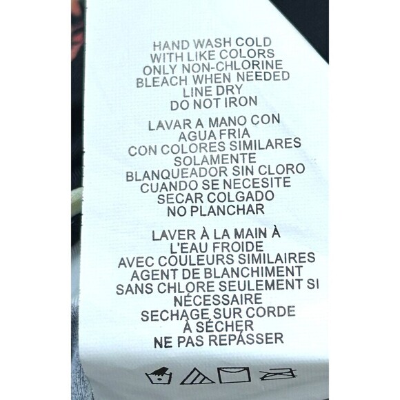 New Island Escape Tahiti Womens Sz 6 Black Floral Tankini Convertible Top 1037N - Picture 12 of 12